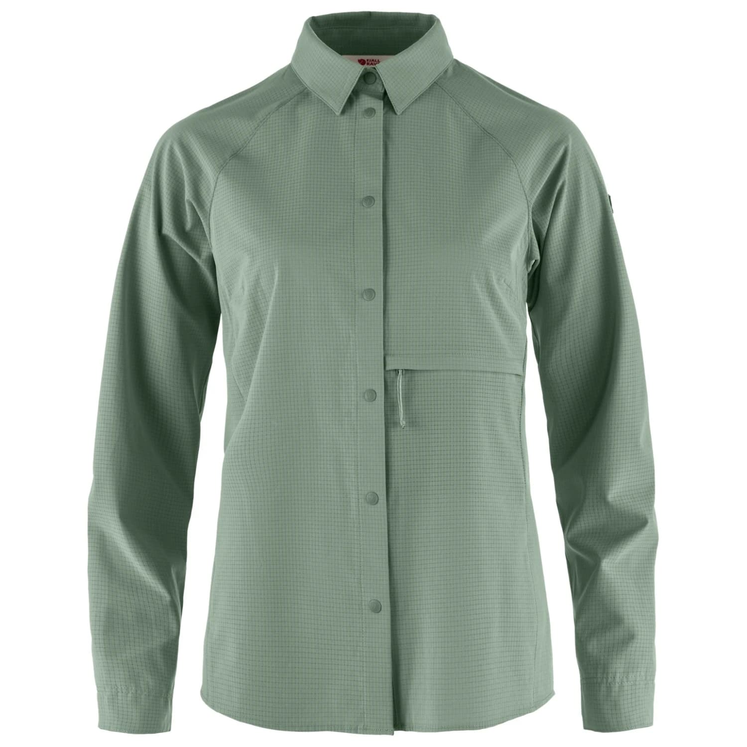 Дамска риза с копчета Fjällräven Women's Abisko Trekking Shirt - Patina Green