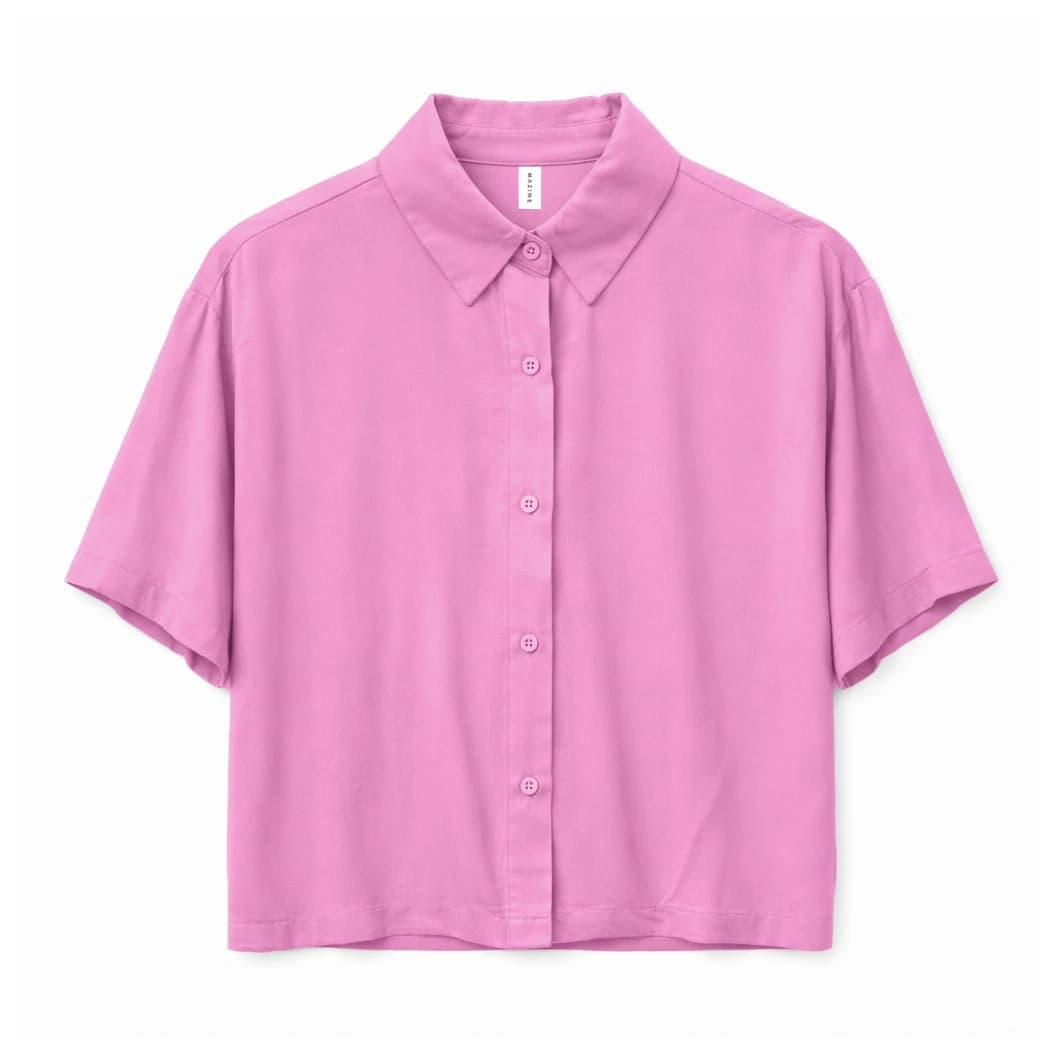 Дамска блуза Mazine Women's Short Sleeve Viscose Shirt Blouse - Lilac Rose