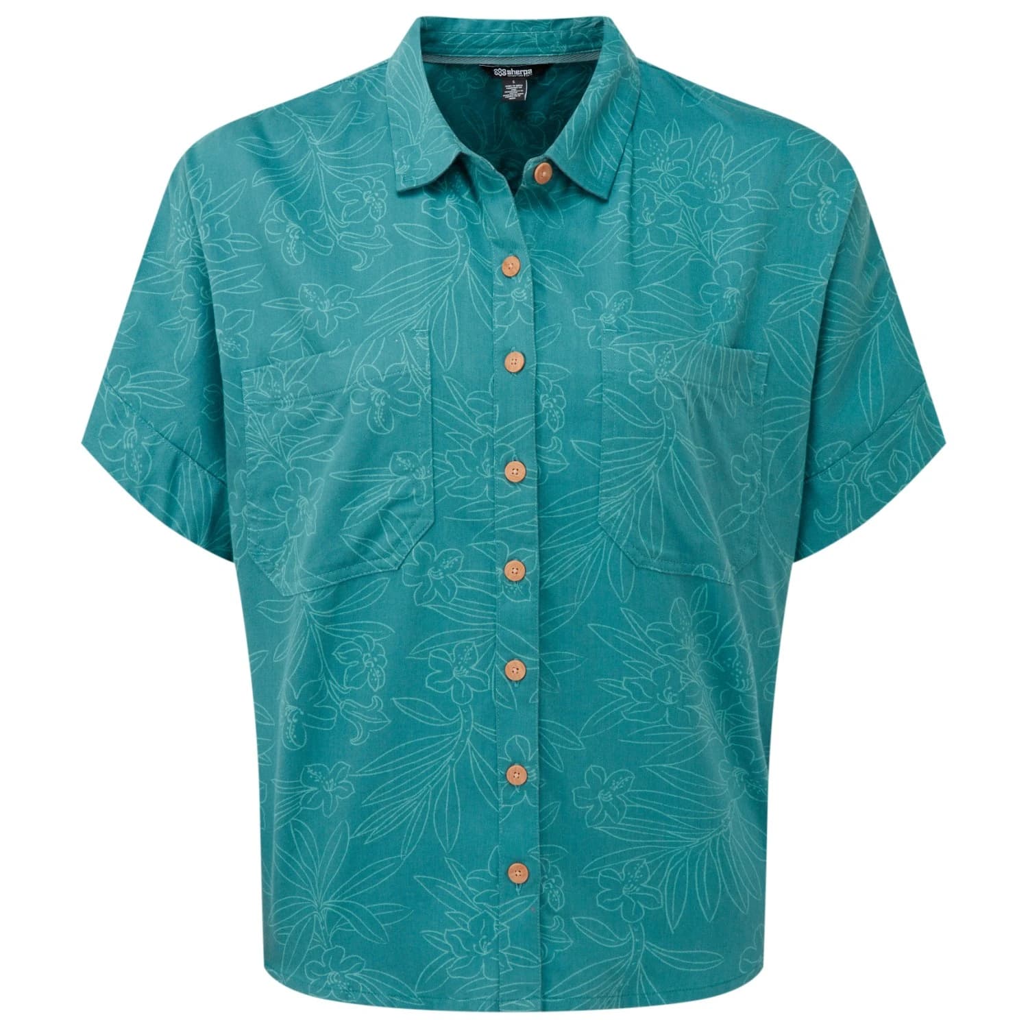 Дамска блуза Sherpa Women's Palmo S/S Shirt Blouse - Hydra Floral