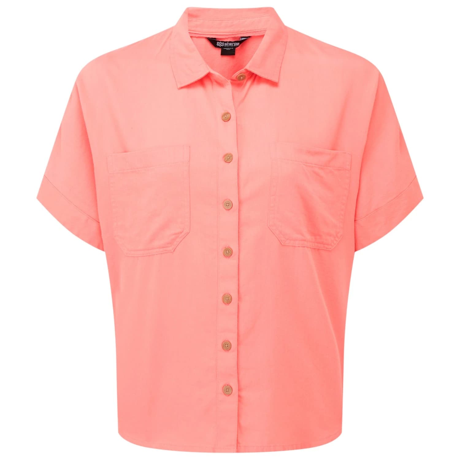 Дамска блуза Sherpa Women's Palmo S/S Shirt Blouse - Rose Gold