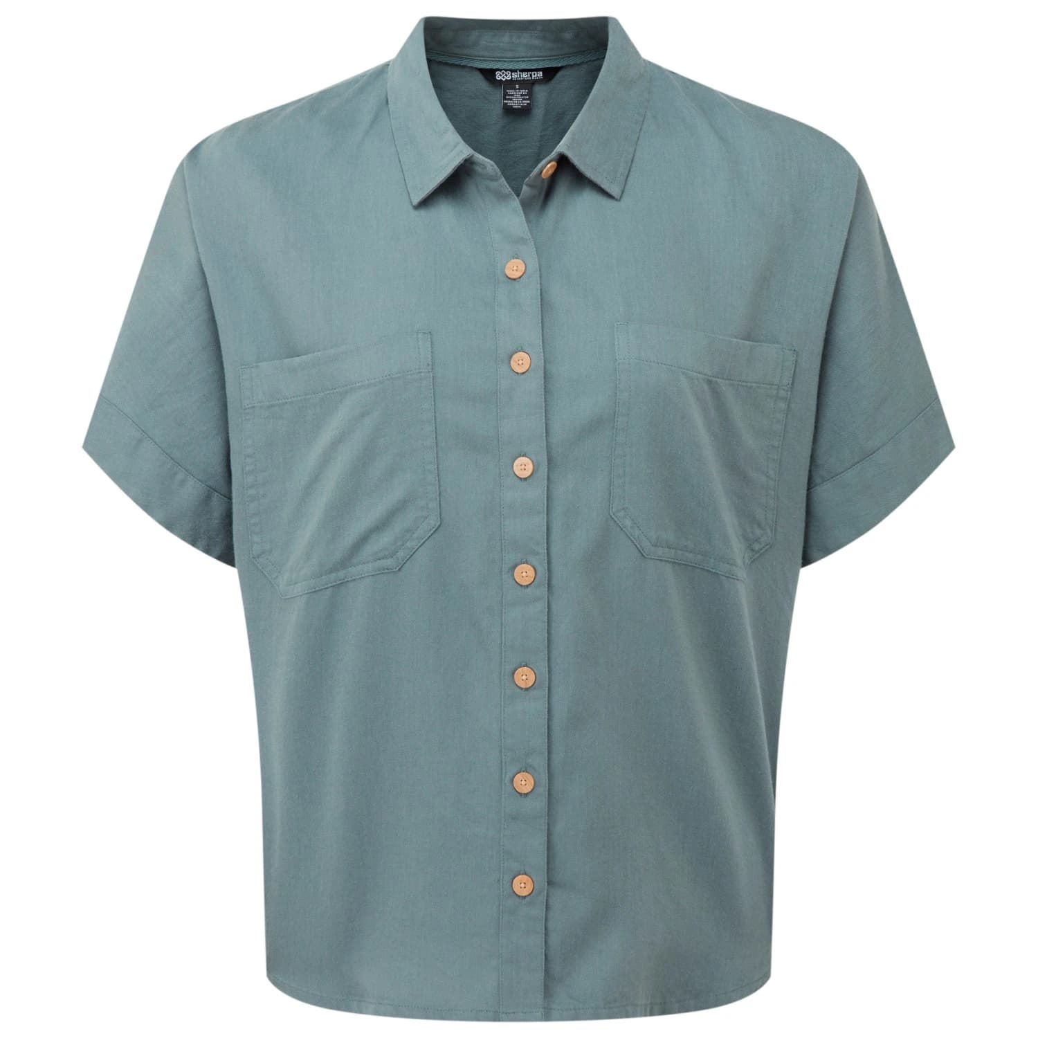 Дамска блуза Sherpa Women's Palmo S/S Shirt Blouse - Stormy