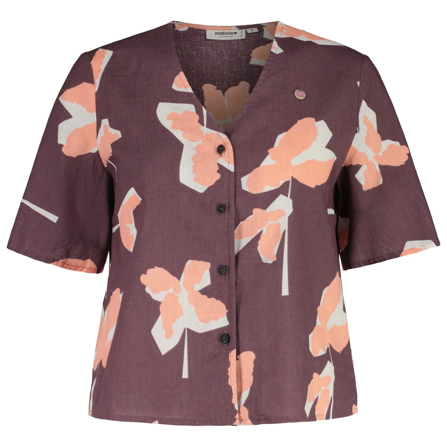 Дамска блуза Maloja Women's ValamaraM. Blouse - Stormy Lilac Sunleaf