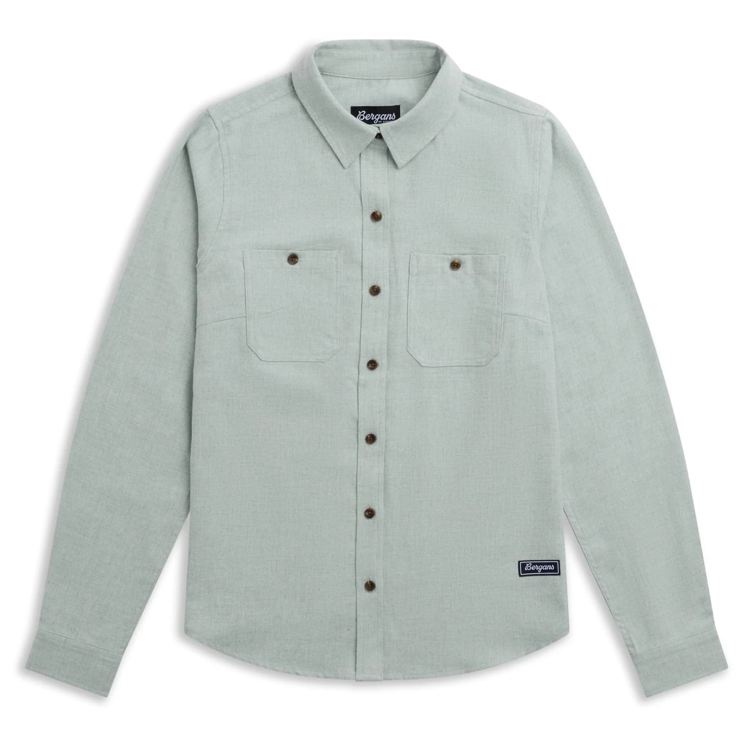 Дамска риза с копчета Bergans Women's Nordmarka Flannel Shirt - Dried Sage