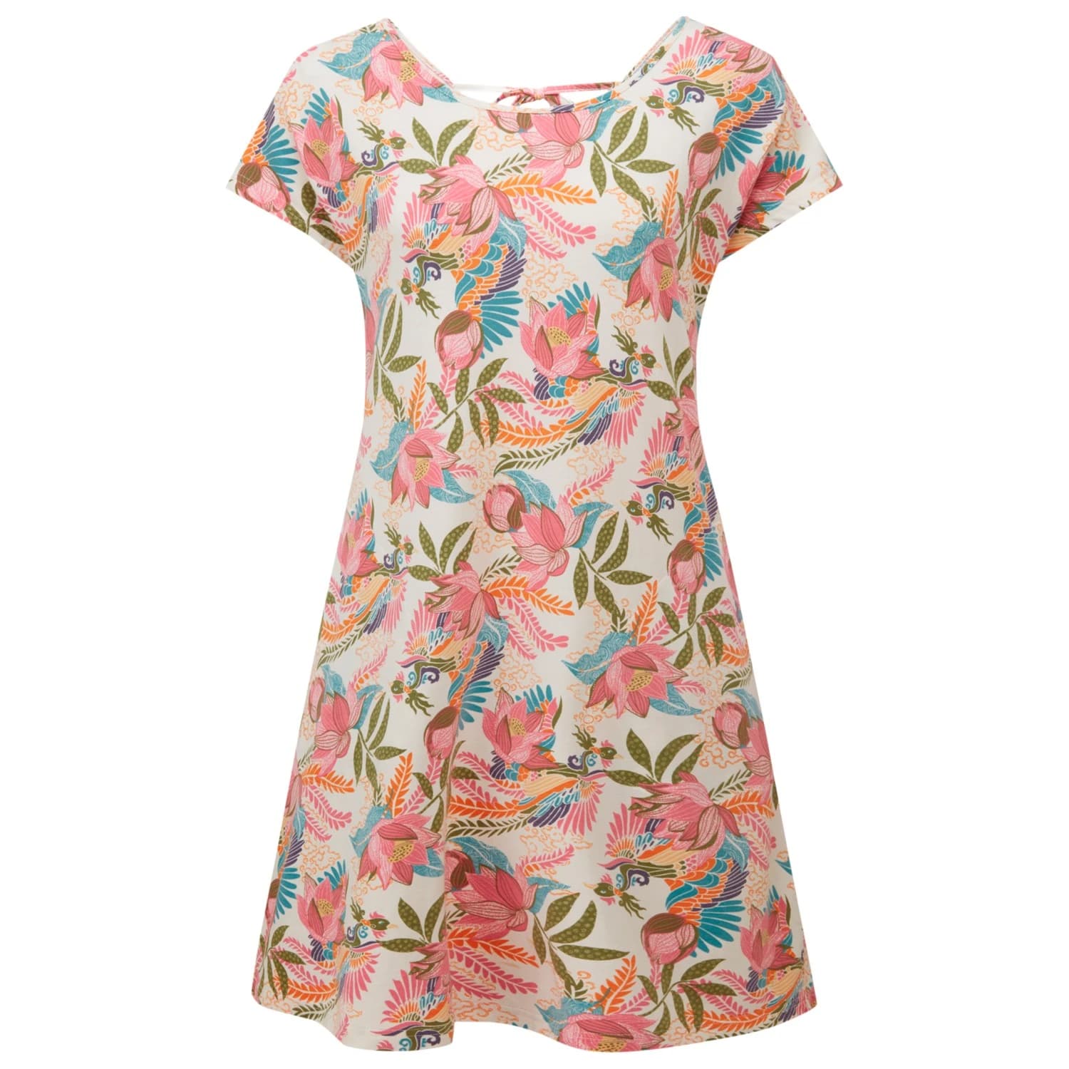 Дамска рокля Sherpa Women's Padma Tie Back Dress - Rosie / Peacock