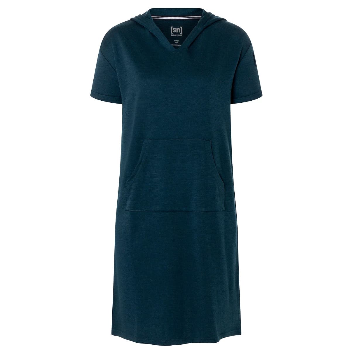 Дамска рокля Super.natural Women's Hooded Bio Dress - Blueberry