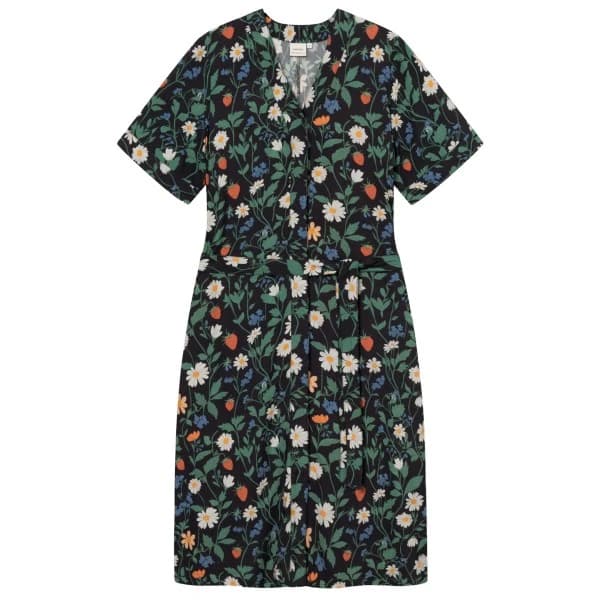 Рокля DEDICATED Women's Dress Kallvik Dress - Strawberry Field Black