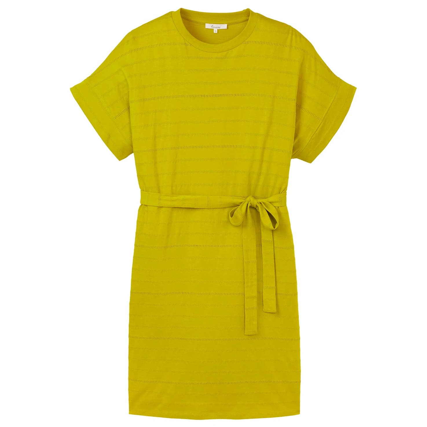 Дамска рокля Tranquillo Women's Mini Dress in Openwork Jersey Dress - Pear