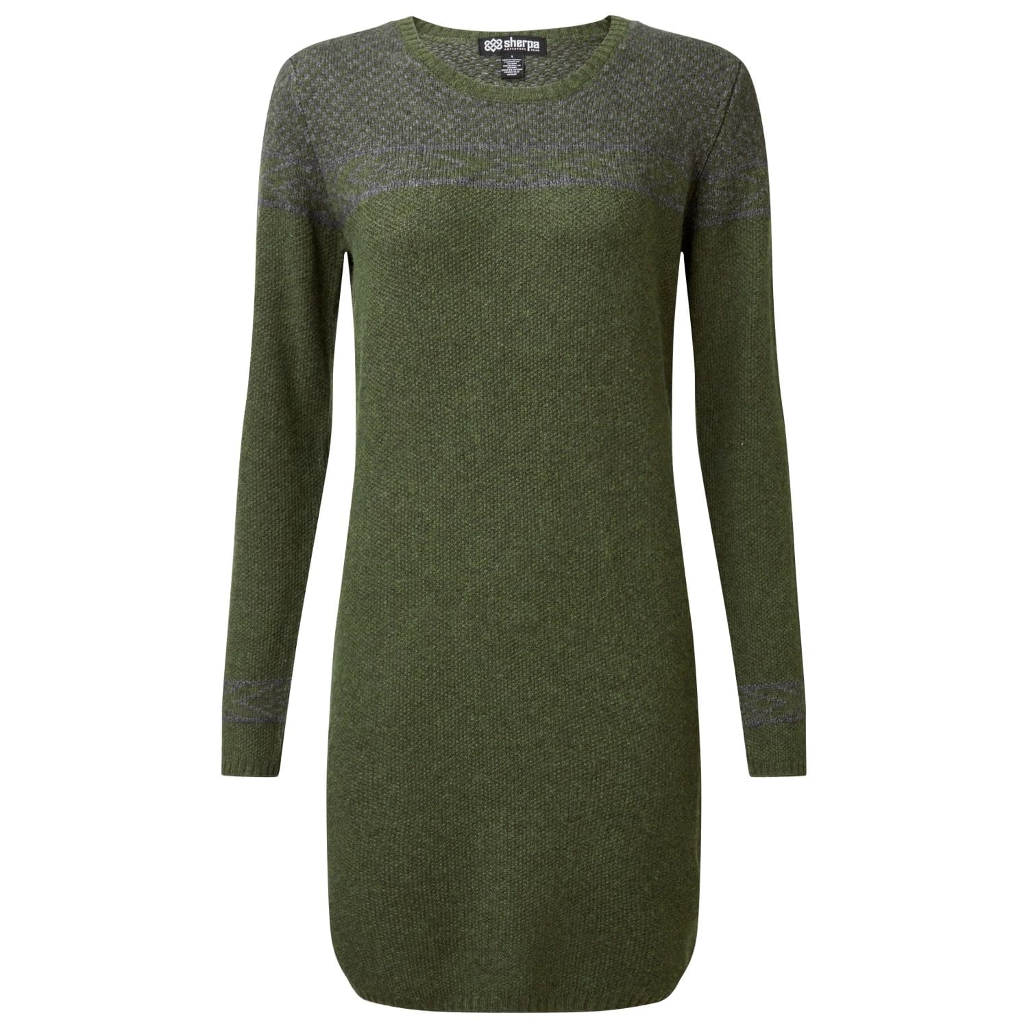 Рокля Sherpa Women's Maya Texture Dress - Evergreen