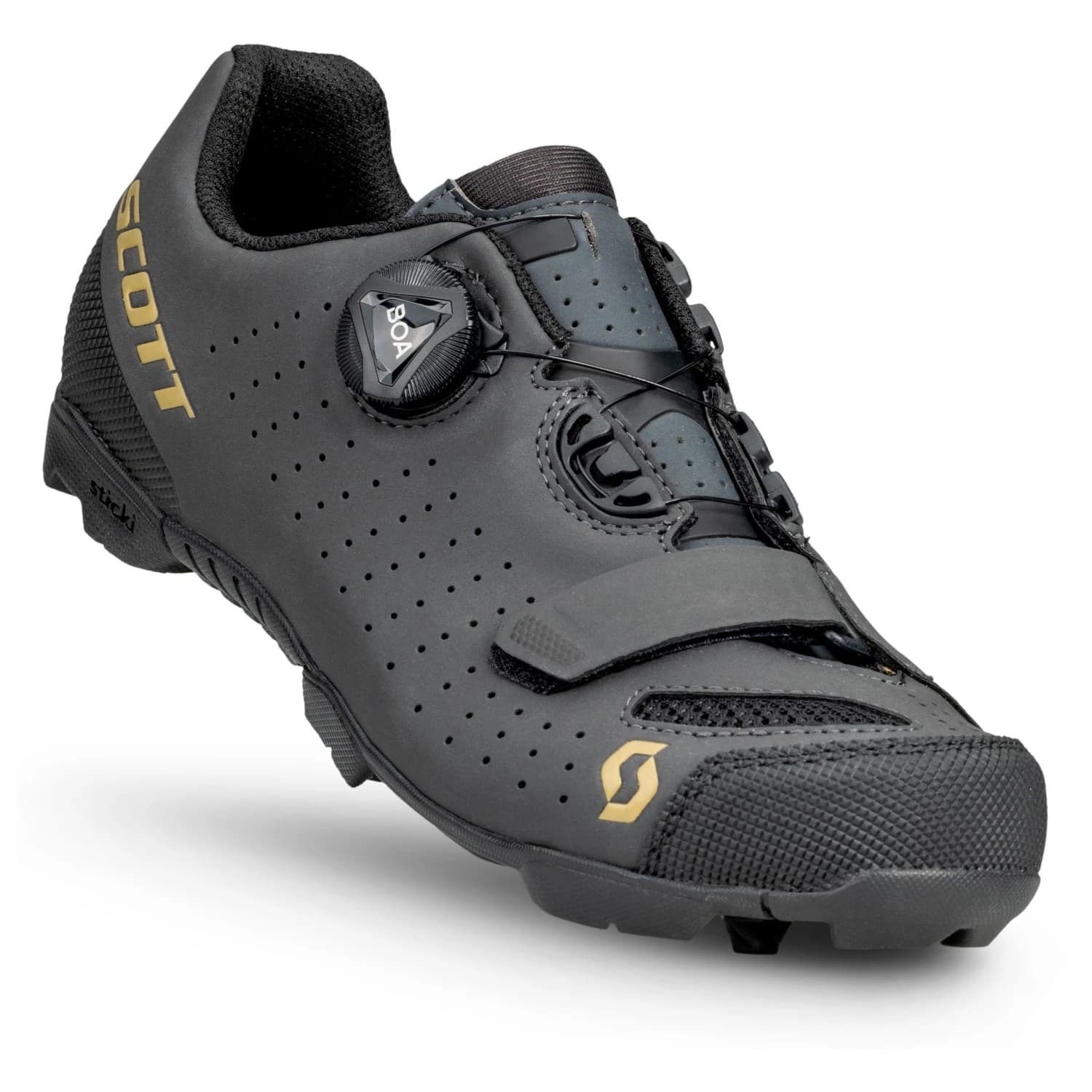 Дамски обувки за планинско колоездене Scott Women's MTB Comp Boa Cycling shoes - Dark Grey / Black