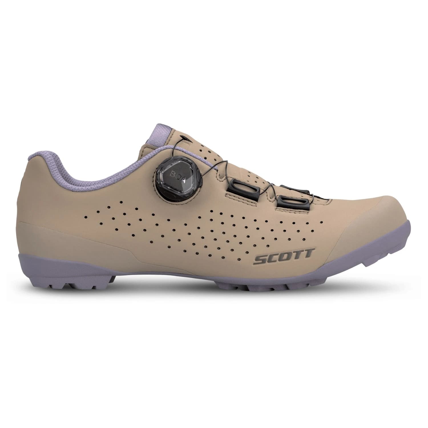 Дамски обувки за gravel колоездене Scott Women's Gravel Pro Cycling shoes - Toast Beige / Bliss Pink