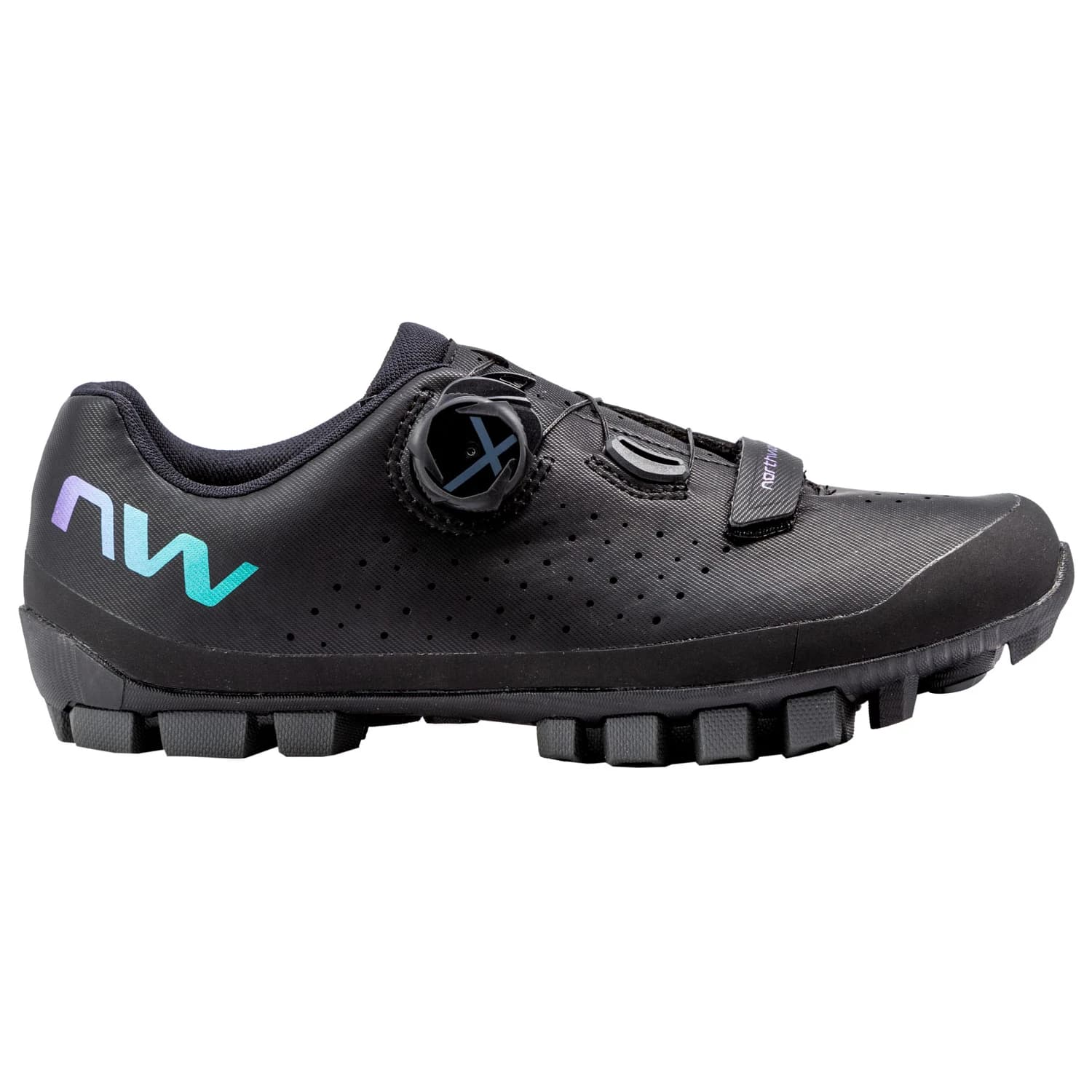 Дамски обувки за планинско колоездене Northwave Women's Hammer Plus Cycling shoes - Black / Iridescent