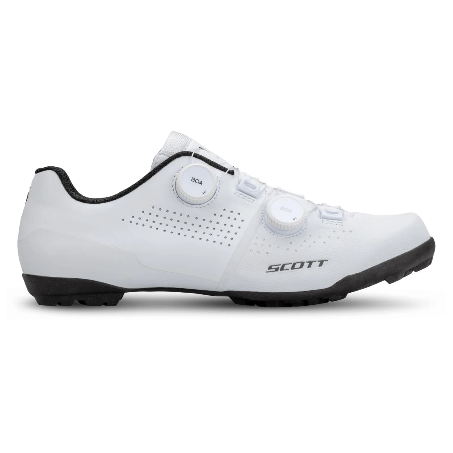 Дамски обувки за gravel колоездене Scott Women's Gravel RC Carbon Cycling shoes - White / Black