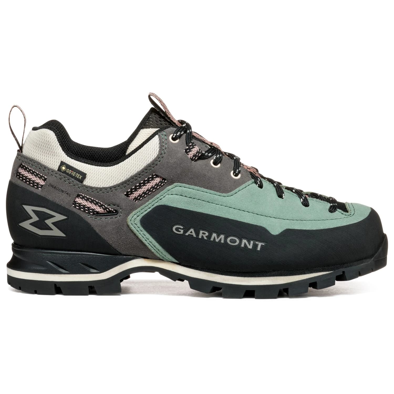 Дамски апроуч обувки Garmont Women's Dragontail MNT Evo GTX Approach shoes - Thunderstorm Grey / Iceberg Green