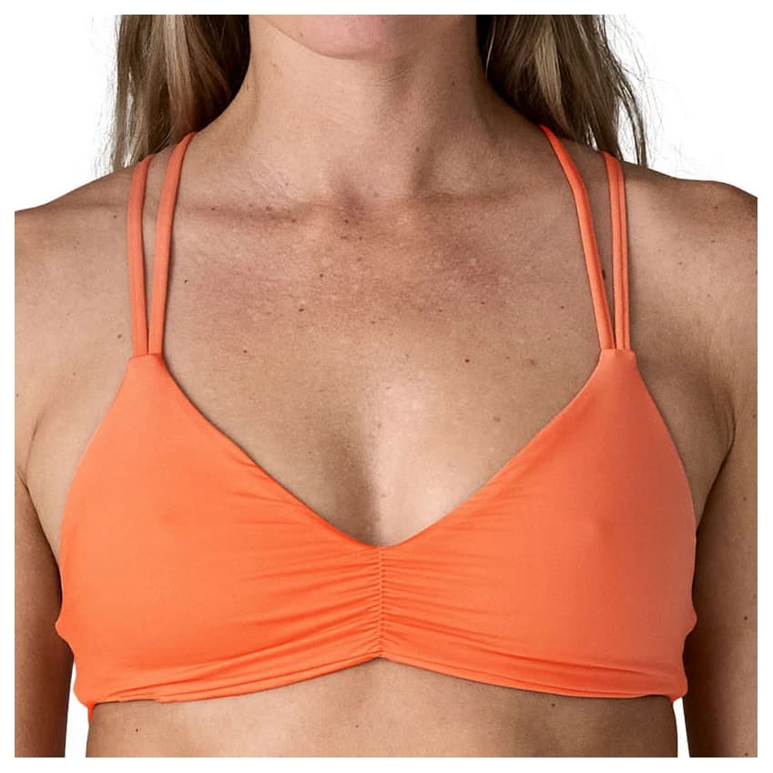 Дамско бикини горнище Patagonia Women's Reversible Seaglass Bay Top Bikini top - Peach Sherbet