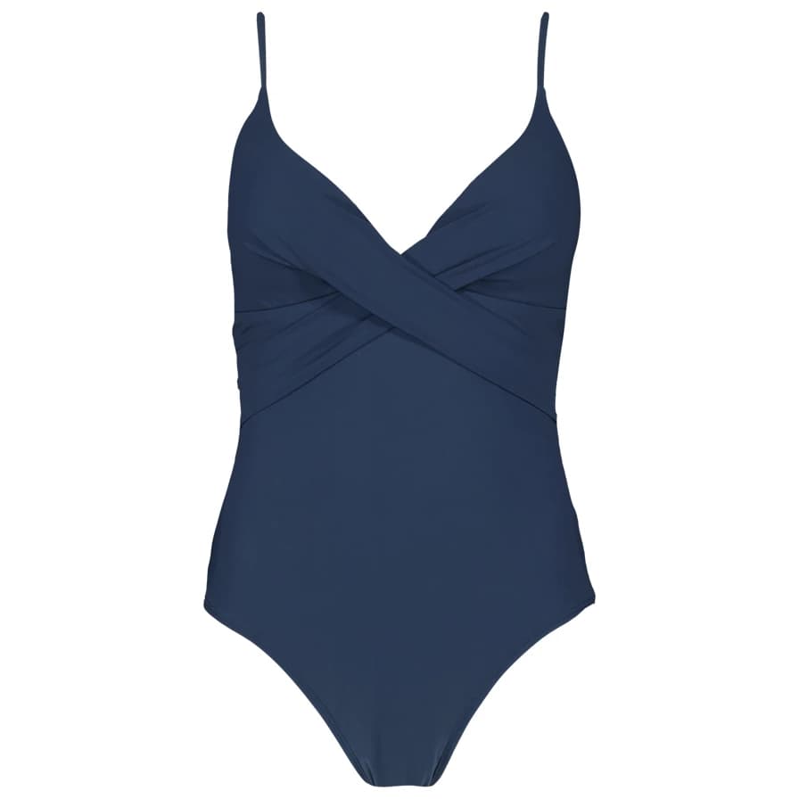Бански костюм Barts Women's Solid Shaping Suit Swimsuit - Navy