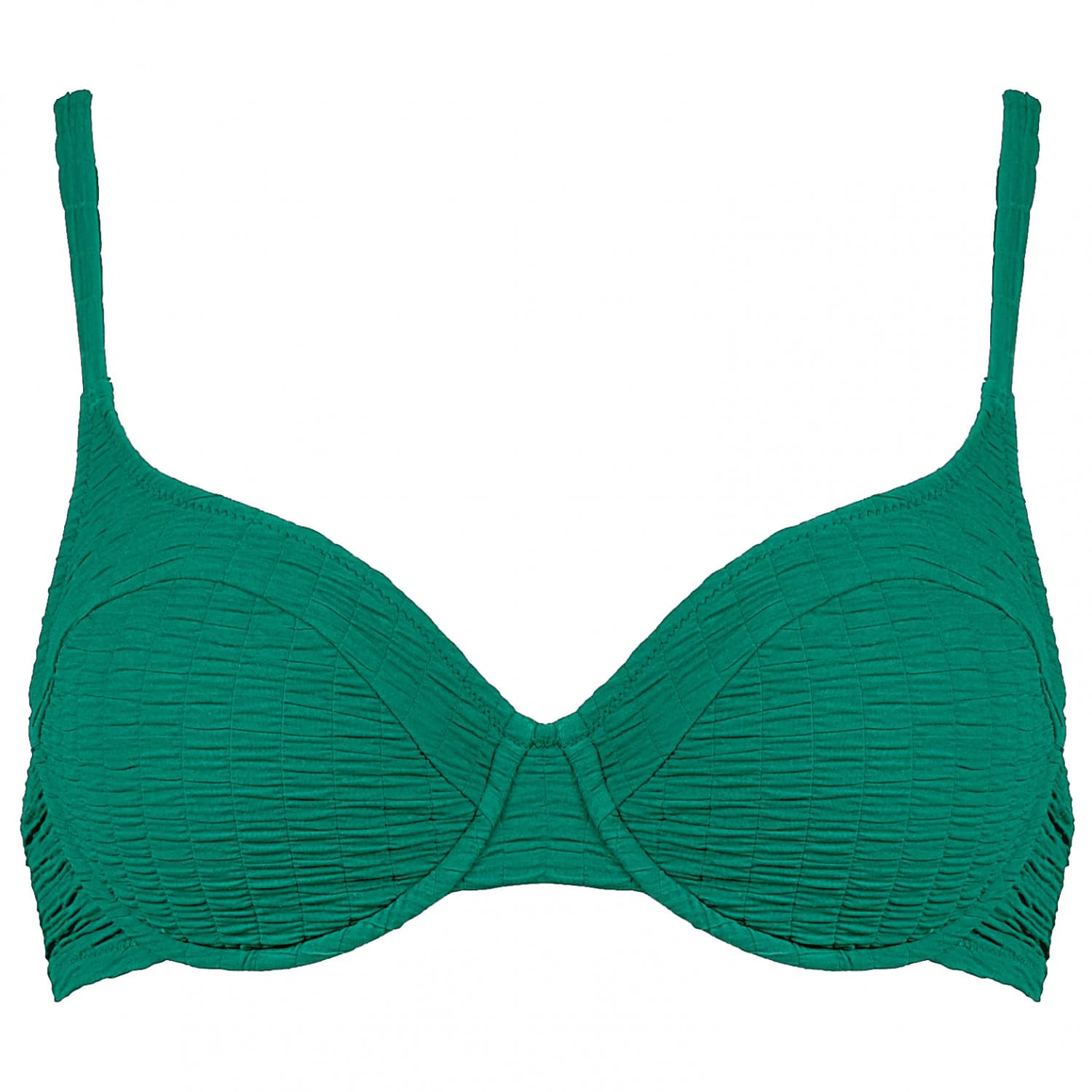 Дамско бикини горнище Watercult Women's Bikini Top Solid Crush 3 Bikini top - Green Buzz