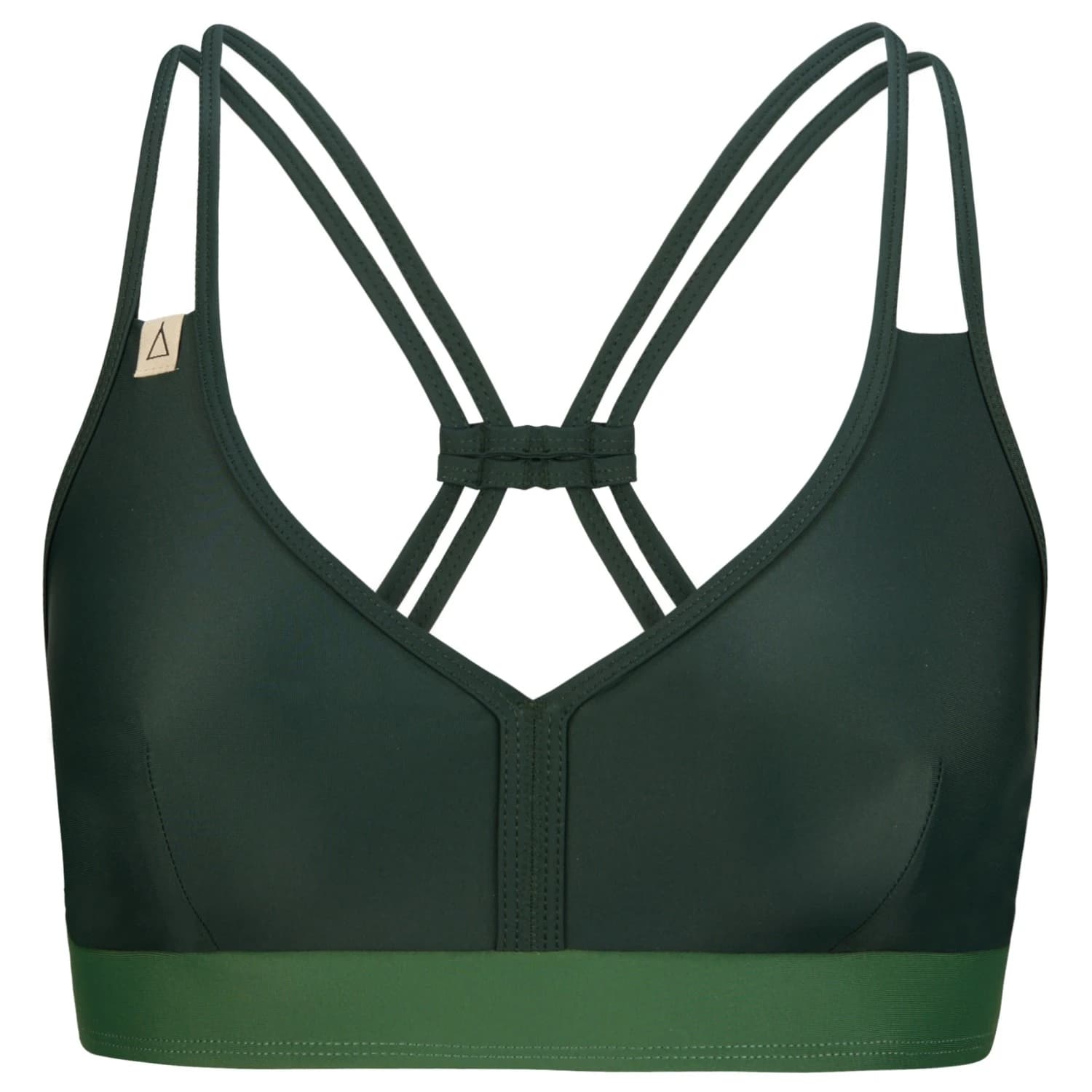 Дамско бикини горнище INASKA Women's Top Wild Bikini top - Dark Green II
