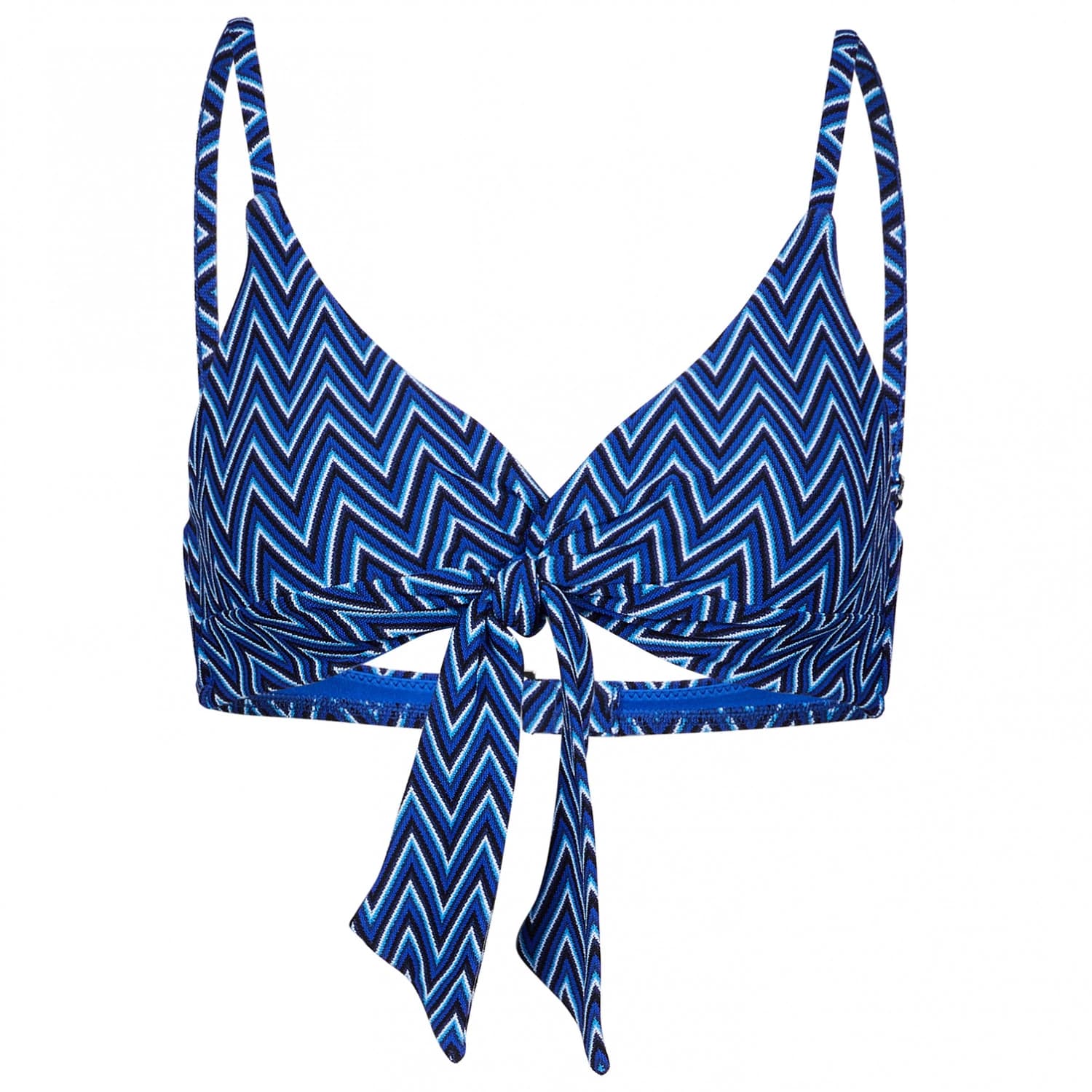 Дамско бикини горнище Seafolly Women's Cleo Twist Tie Front Bralette Bikini top - Indigo