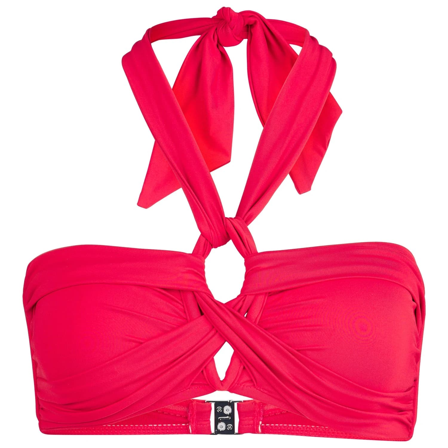 Бикини горнище Seafolly Women's Collective Halter Bandeau Bikini top - Cosmo Red