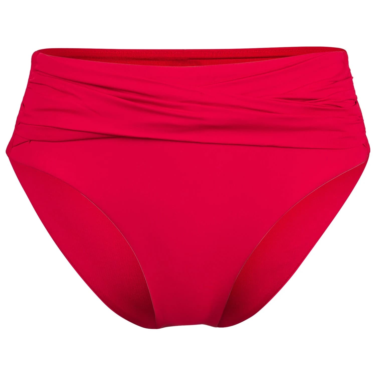 Бикини долнище Seafolly Women's Collective High Waist Wrap Front Pant Bikini bottom - Cosmo Red