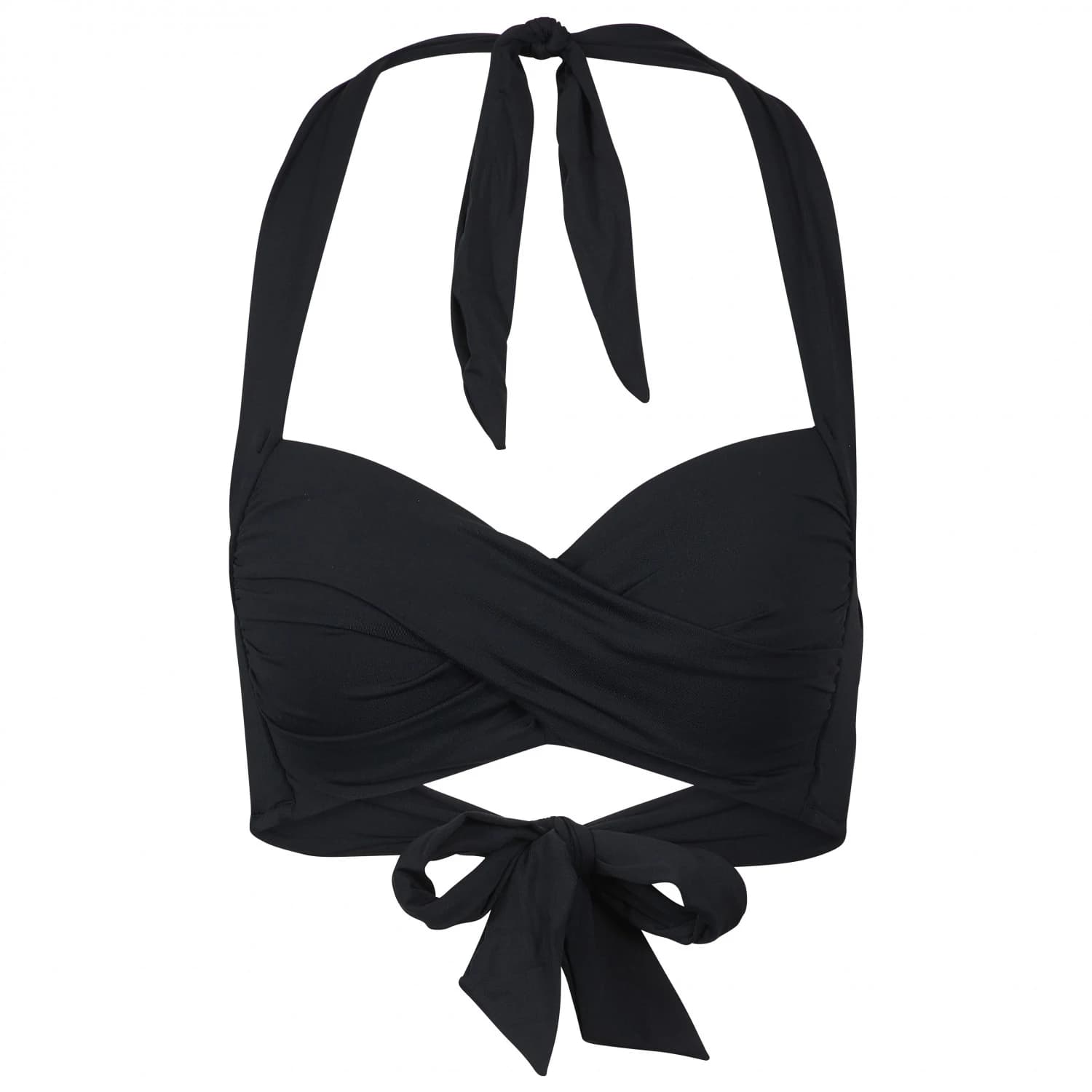 Дамско бикини горнище Seafolly Women's Collective Twist Soft Cup Halter Bikini top - Black