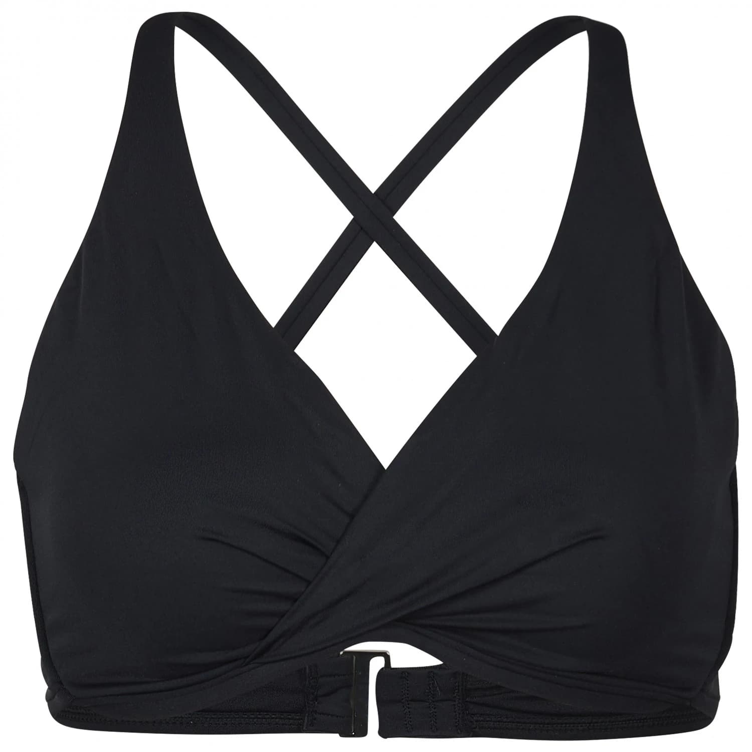 Дамско бикини горнище Seafolly Women's Collective Wrap Front F Cup Bra Bikini top - Black