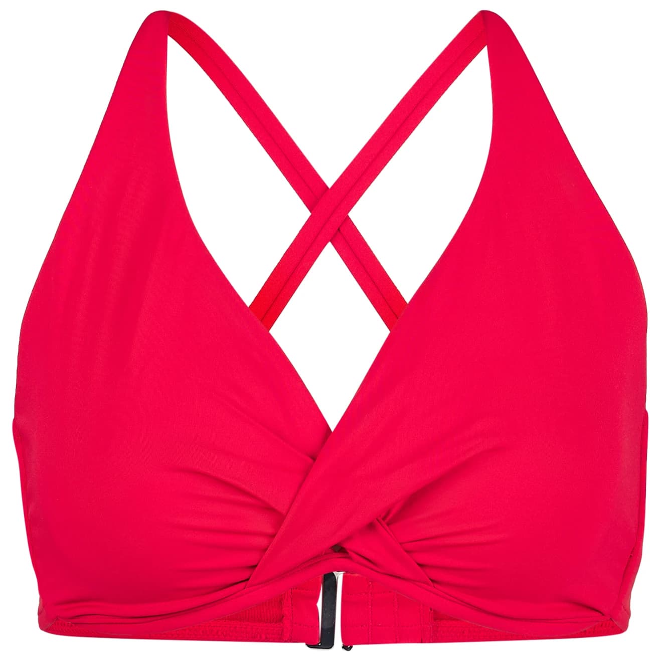 Дамско бикини горнище Seafolly Women's Collective Wrap Front F Cup Bra Bikini top - Cosmo Red