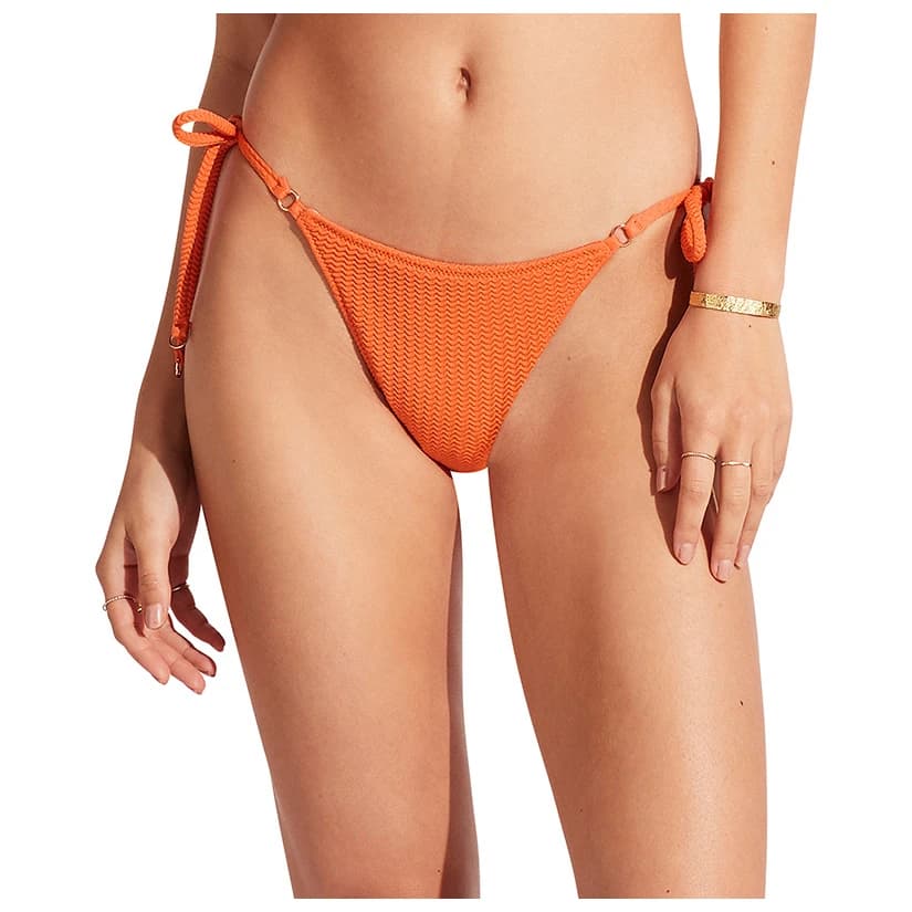Дамско бикини горнище Seafolly Women's Sea Dive Slide Tri Bikini top - Mandarin