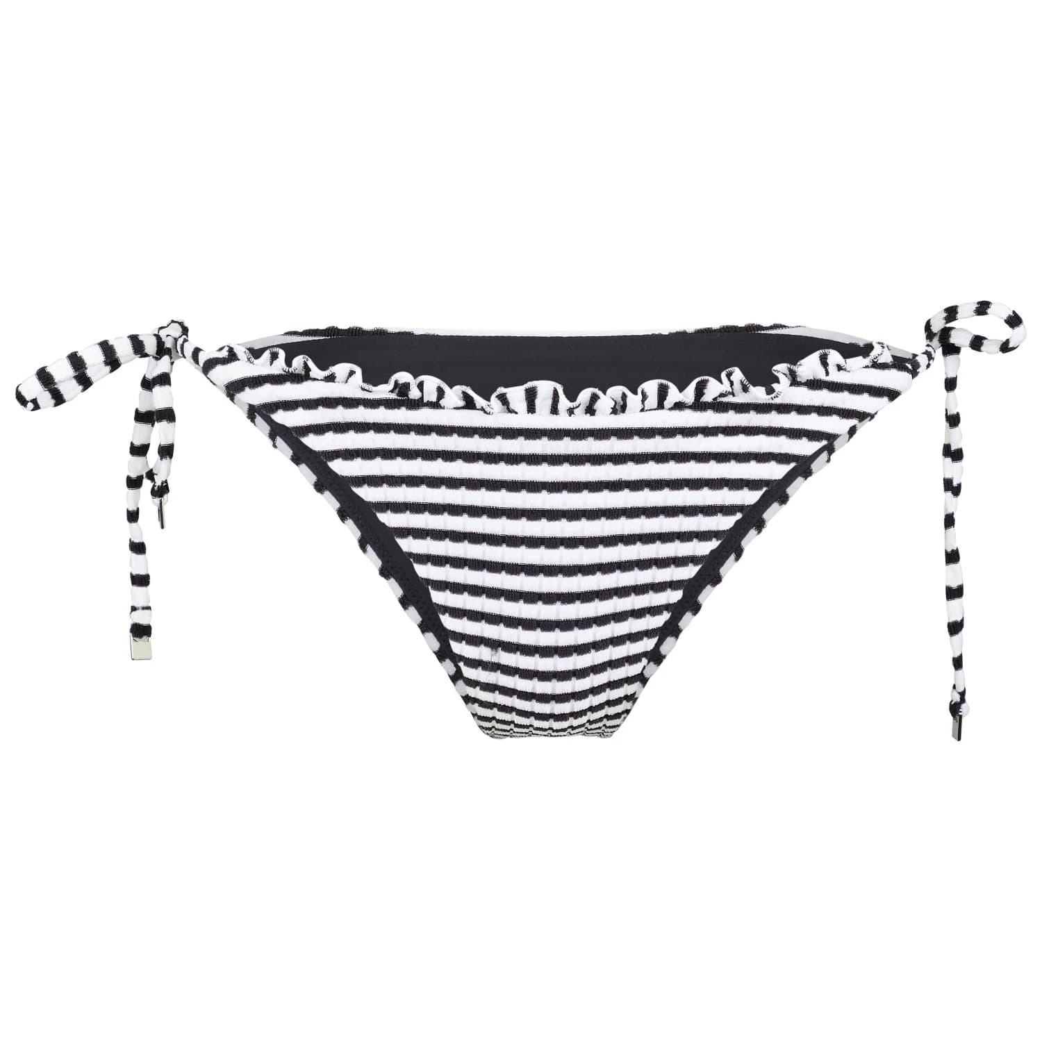 Дамско бикини долнище Seafolly Women's Sorrentostripe Tie Side Rio Bikini bottom - Black