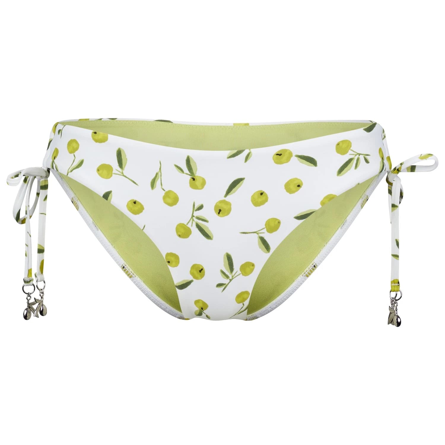 Дамско бикини долнище Seafolly Women's Summercrush Loop Tie Side Pants Bikini bottom - Soft Olive