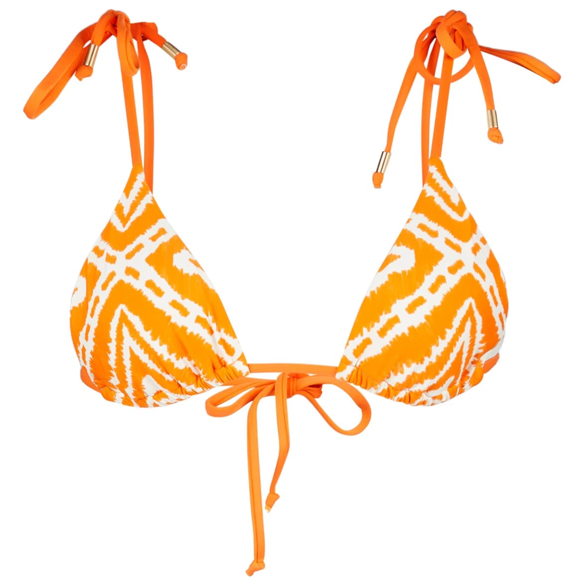 Дамско бикини горнище Seafolly Women's Zanzibar Slide Tri Bikini top - Mandarin