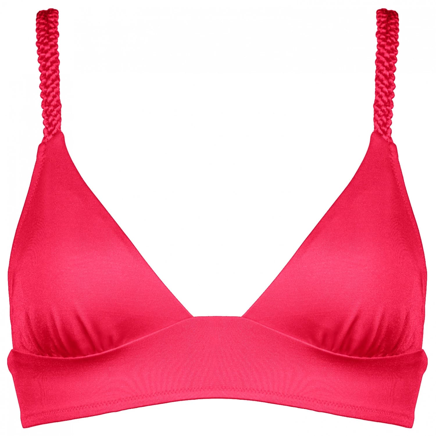 Дамско бикини горнище Watercult Women's Makramé Love Bikini Top 7039 Bikini top - Luscious Red