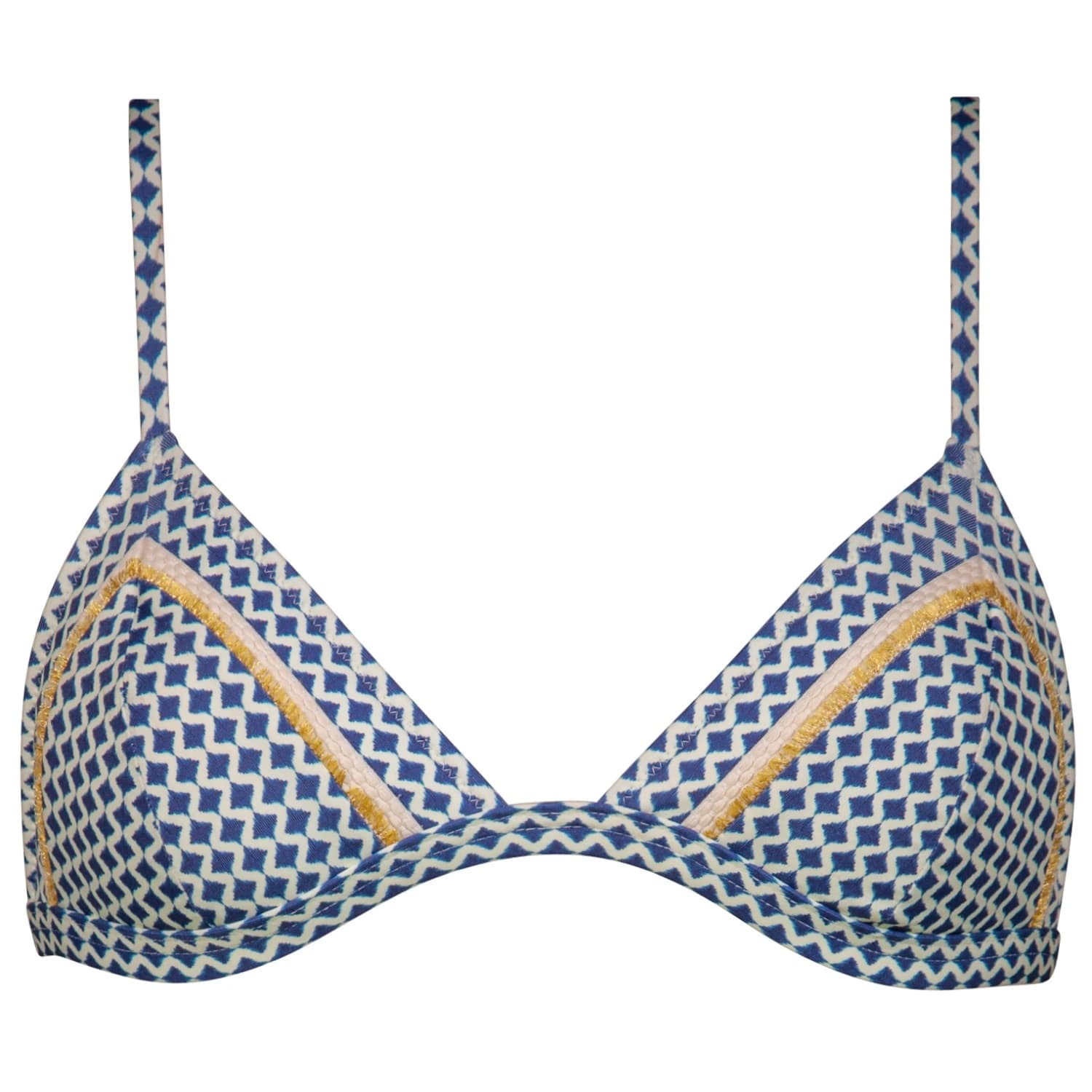 Дамско бикини горнище Watercult Women's Nautic Call Bikini Top 7449 Bikini top - Navy / Cream