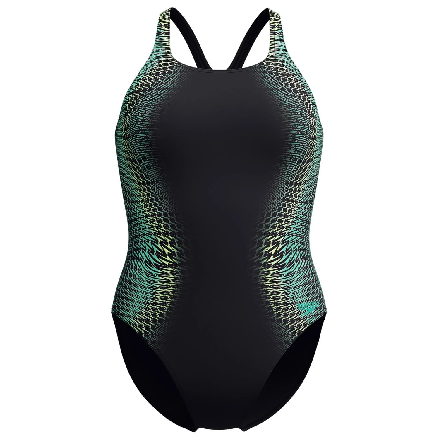 Дамски бански костюм Speedo Women's Digital Printed Medalist Swimsuit - Turquoise Gem