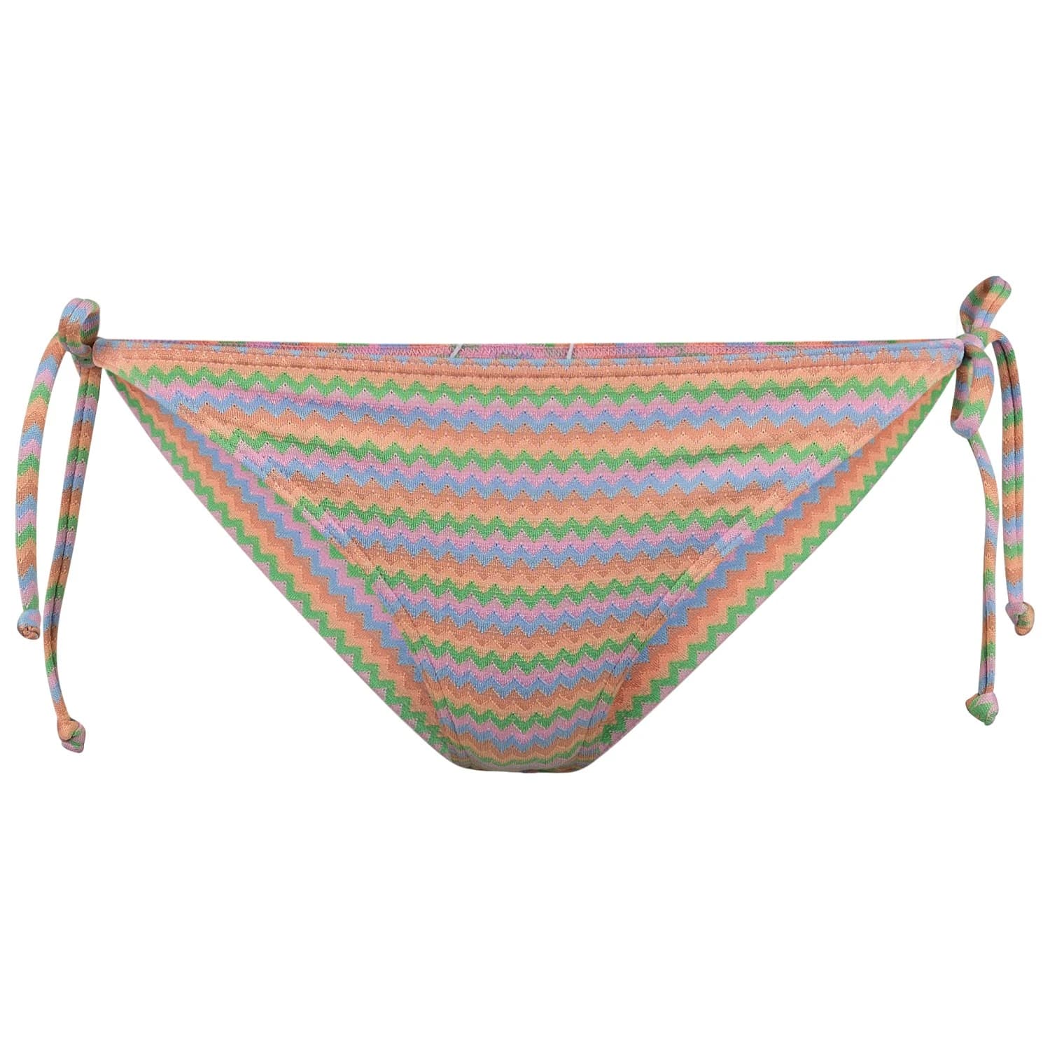 Дамско бикини долнище Roxy Women's Wavy Stripe Cheeky Tie Side Bikini bottom - Papaya Wavy Stripe S