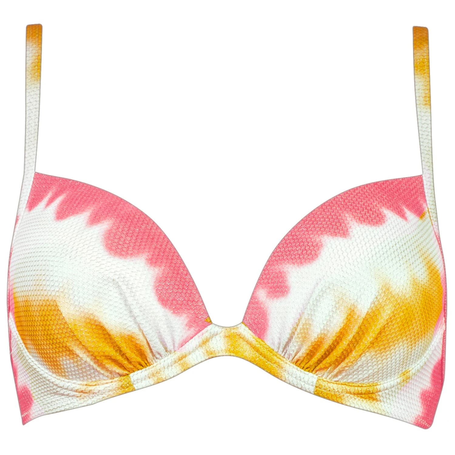 Бикини горнище Watercult Women's Summer Muse Bikini Top 7190 Bikini top - Coral / Mustard