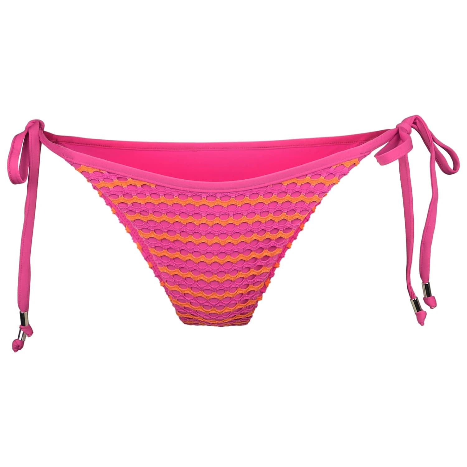 Дамско бикини долнище Seafolly Women's Mesh Effect Tie Side Rio Pant Bikini bottom - Hot Pink