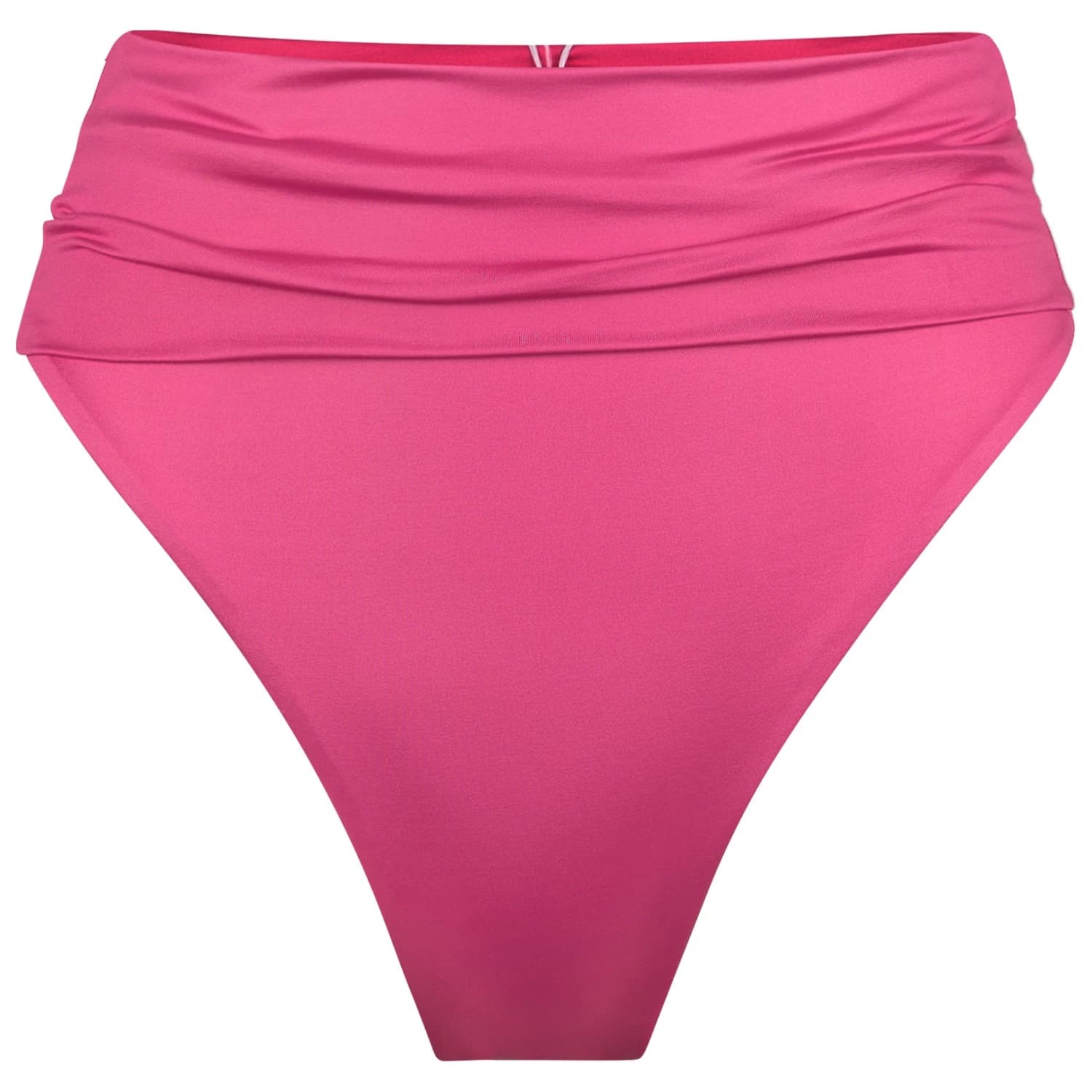 Дамско бикини долнище Seafolly Women's Soleil Roll Top High Rise Pant Bikini bottom - Hot Pink