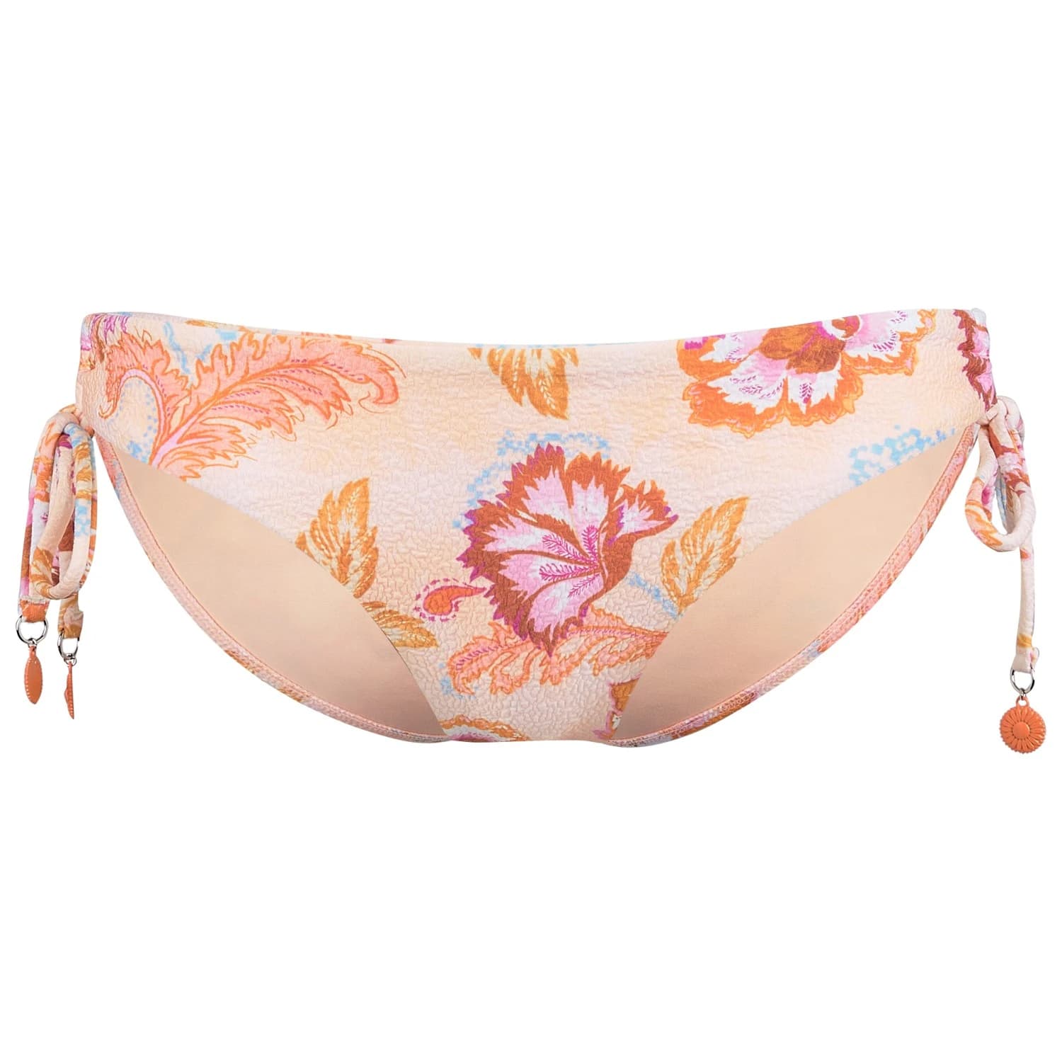 Дамско бикини долнище Seafolly Women's Spring Festival Loop Tie Side Pant Bikini bottom - Nectar