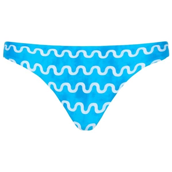 Дамско бикини долнище Seafolly Women's Soundwave Hipster Tie Side Bikini bottom - Turquoise