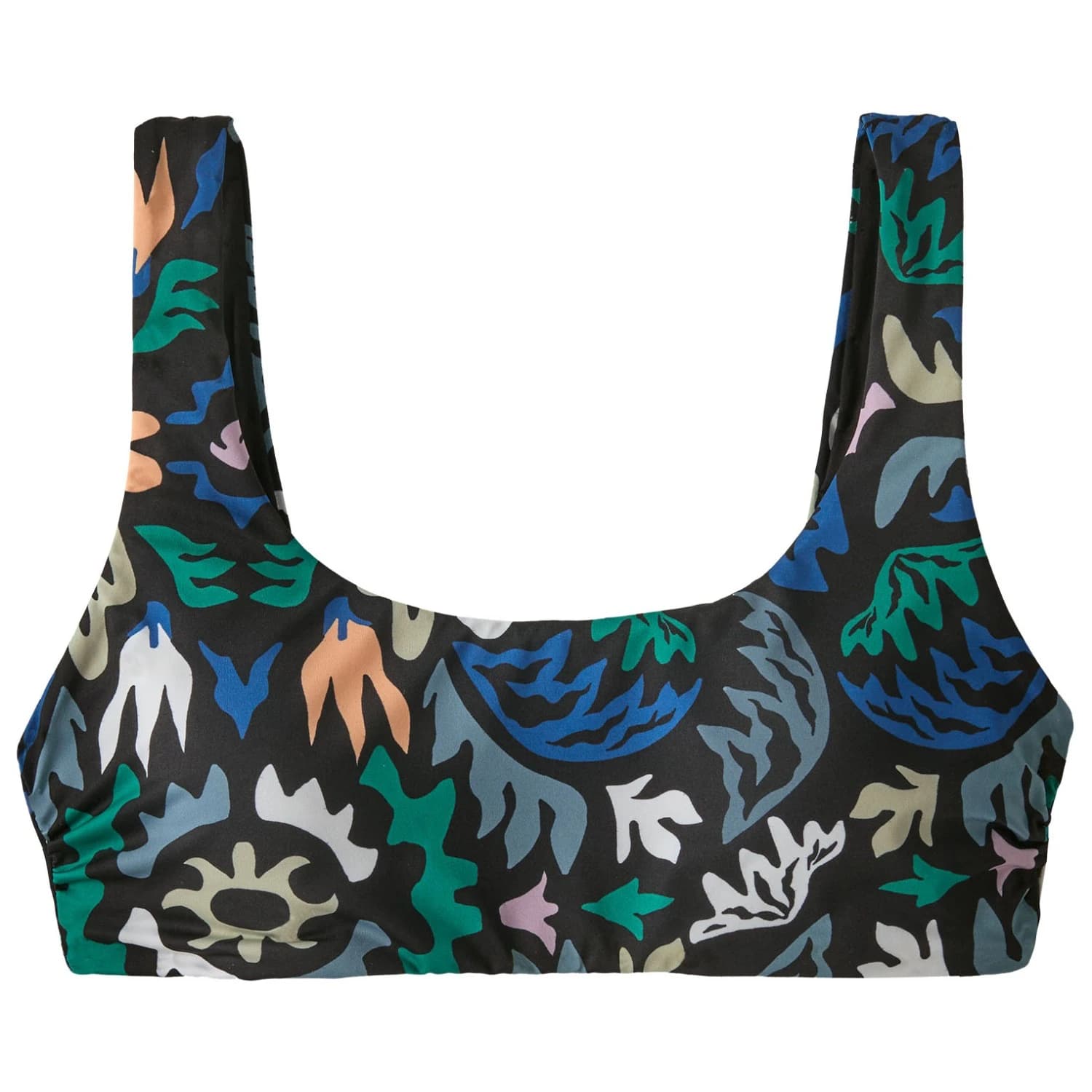 Дамско бикини горнище Patagonia Women's Wave For It Top Bikini top - Kaleido: Black