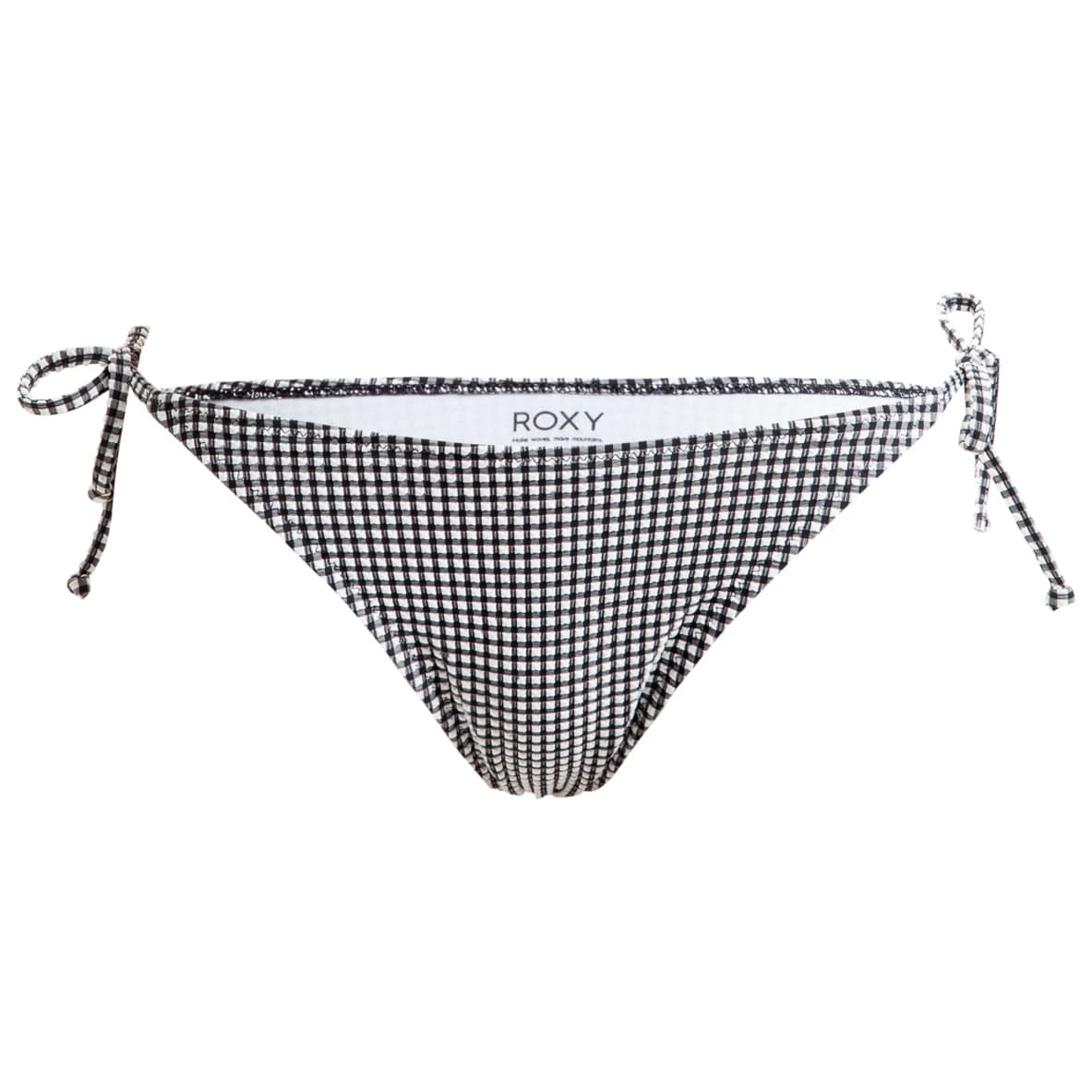 Дамско бикини долнище Roxy Women's Gingham Cheeky Ties Bikini bottom - Anthracite