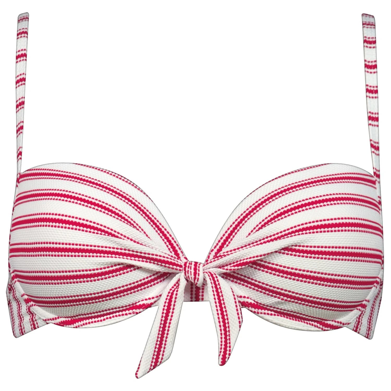 Дамско бикини горнище Watercult Women's Seaside Splash Wired Bikini Top - White / Goji