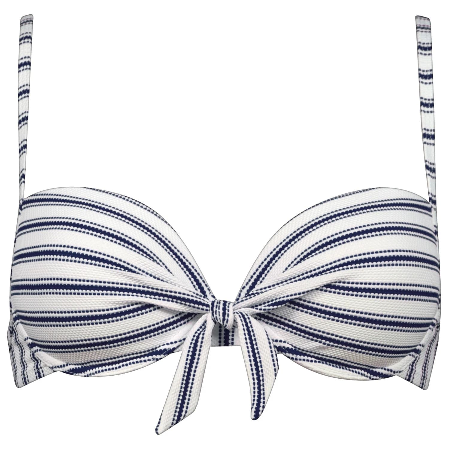 Дамско бикини горнище Watercult Women's Seaside Splash Wired Bikini Top - White / Night