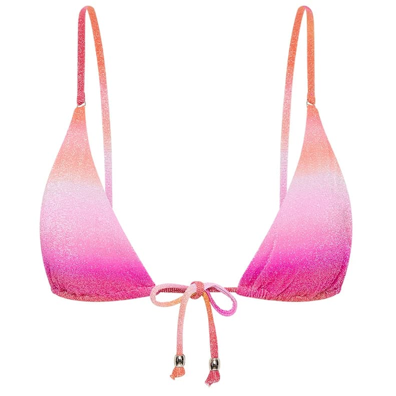 Дамско бикини горнище Seafolly Women's Spectrum Slide Tri Bikini top - Hot Pink