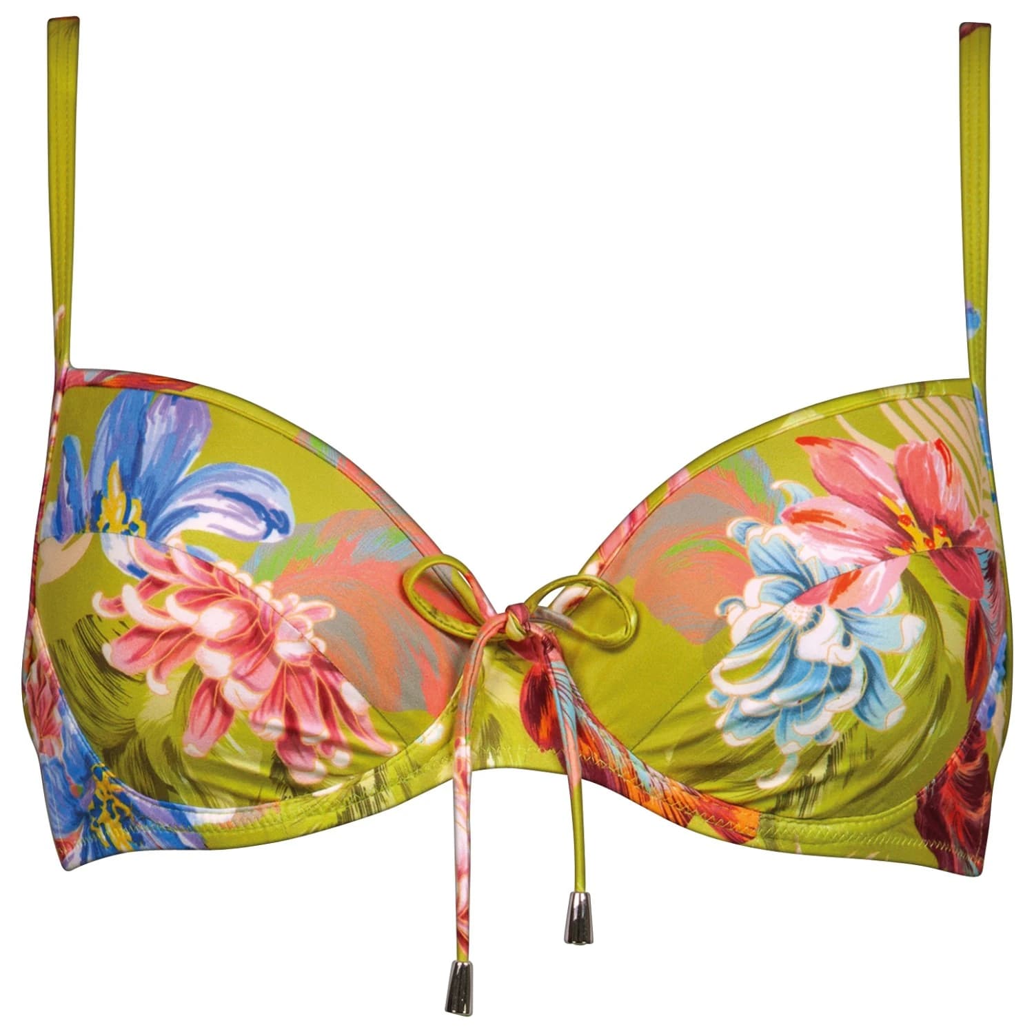 Дамско бикини горнище Lidea Women's Botanic Burst Bikini Top - Apple / Bloom