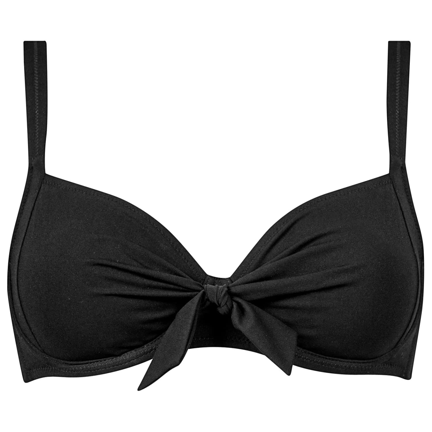 Дамско бикини горнище Lidea Women's The Core Bikini Top - Deep Black
