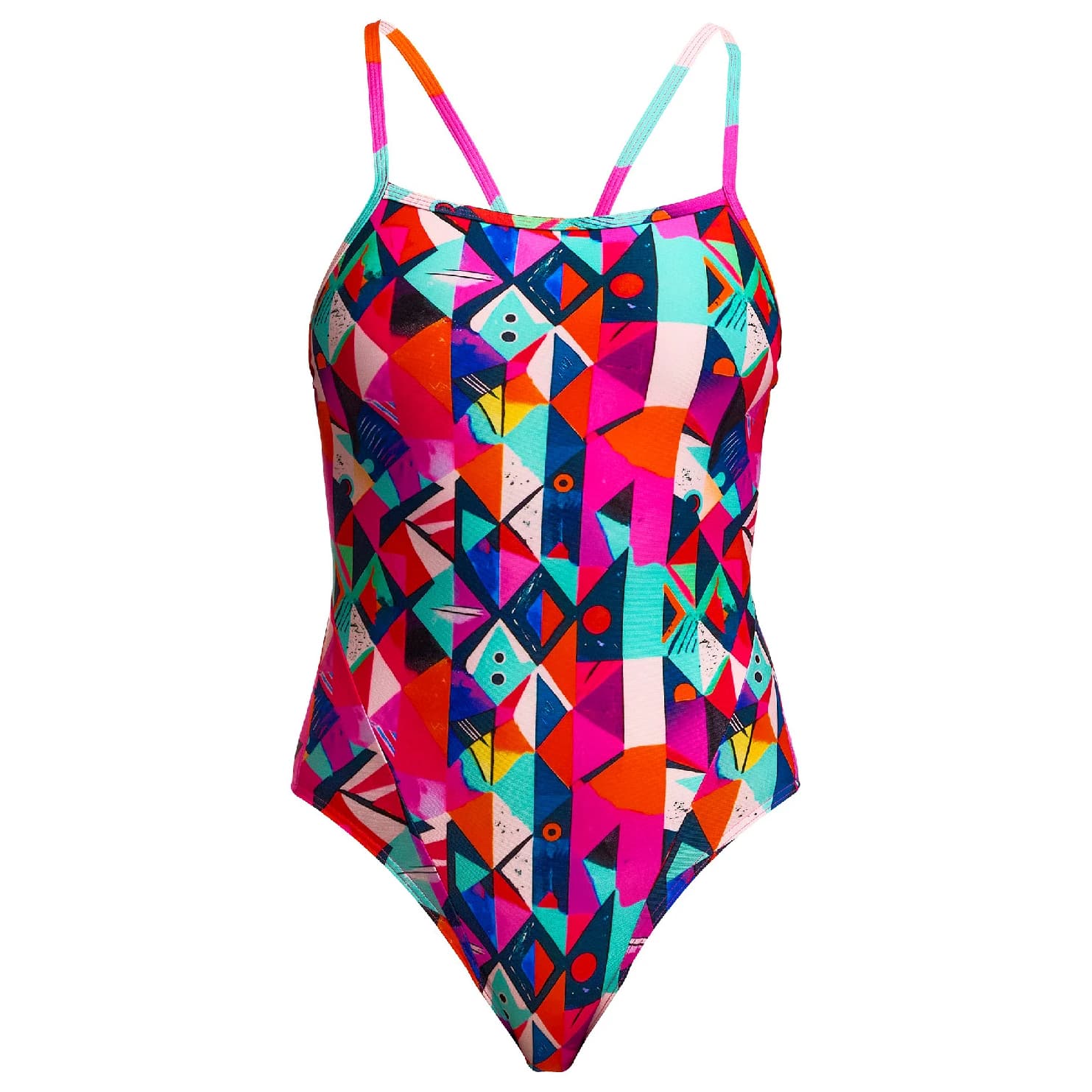 Дамски бански костюм Funkita Women's Single Strap One Piece Swimsuit - Art Dropout