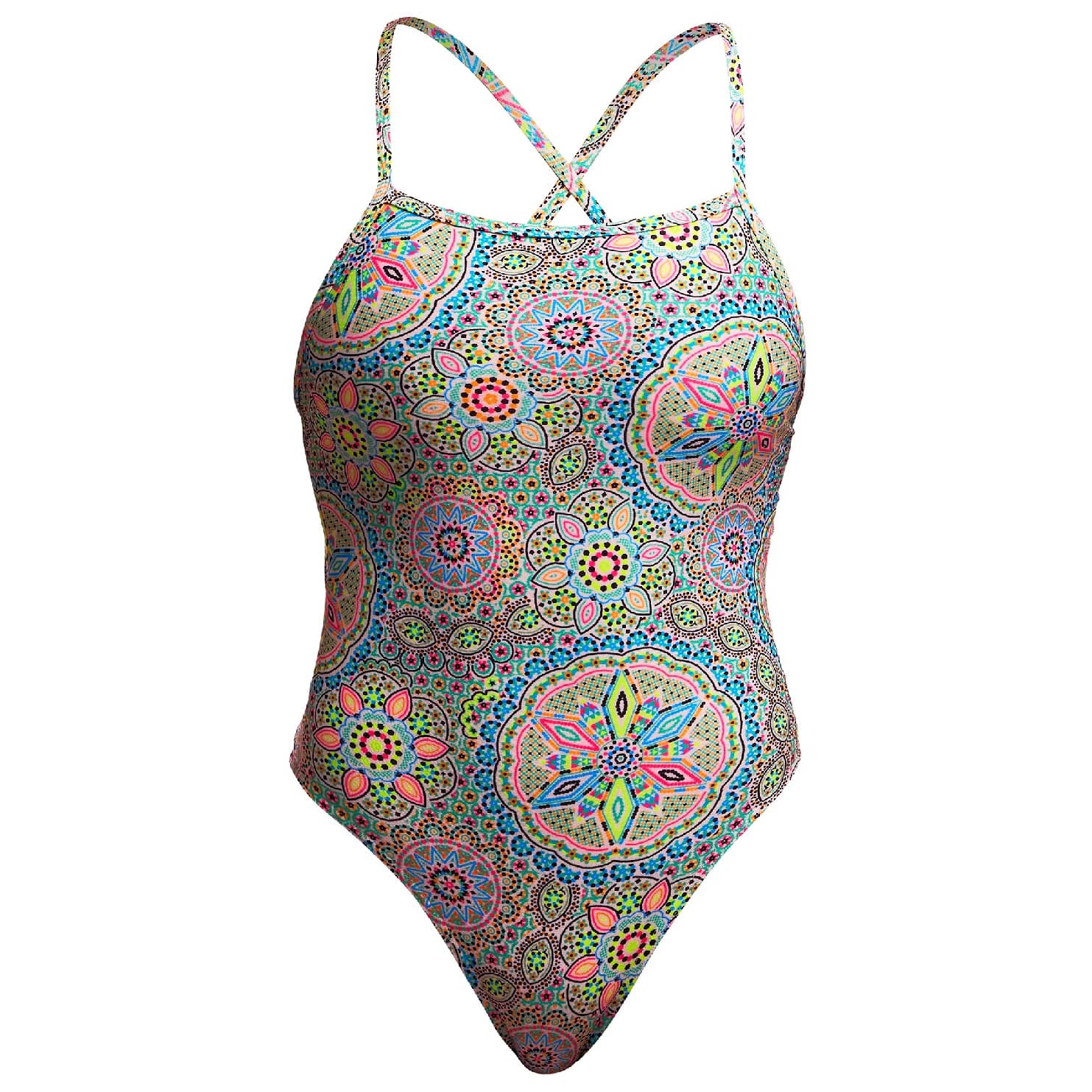 Дамски бански костюм Funkita Women's Tie Me Tight One Piece Swimsuit - Pretti Penny
