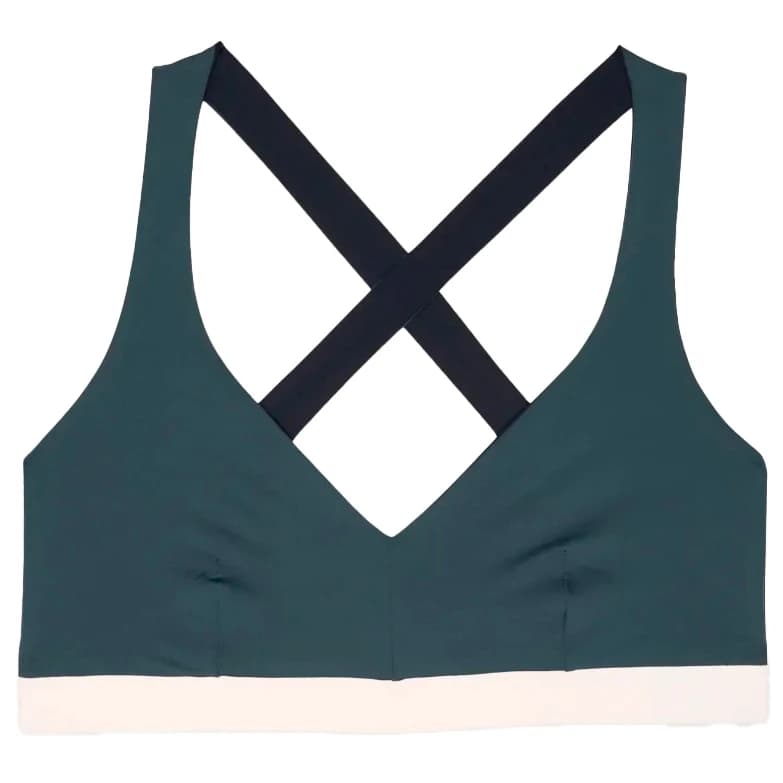 Дамско бикини горнище MYMARINI Women's Sport Bra Bikini top - Black / Grey / White